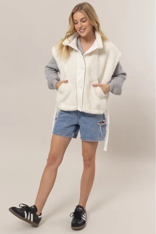 SALE - Carney Sherpa Vest sold by fab'rik