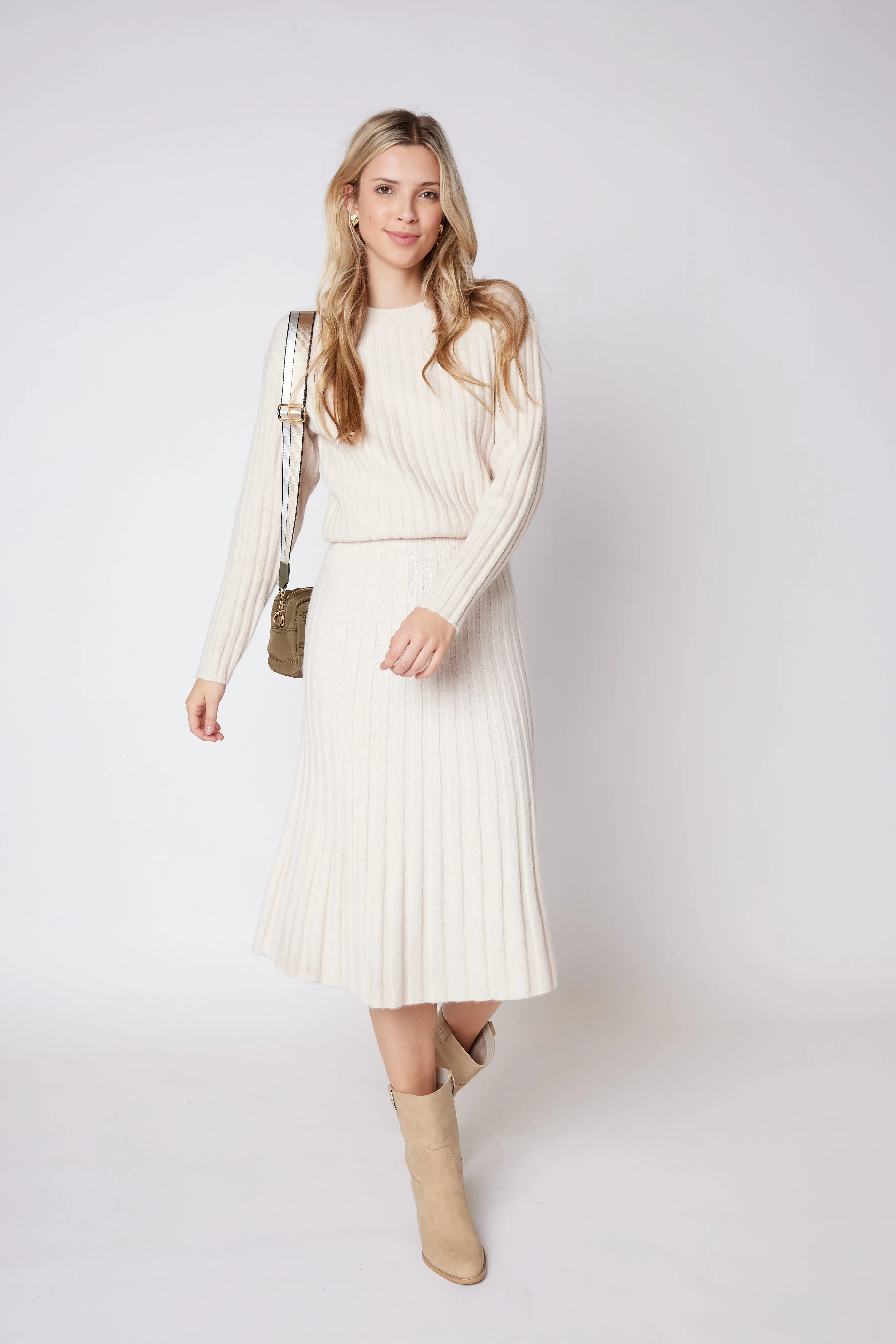 SALE - Hayes Flare Sweater Midi Skirt sold by fab'rik