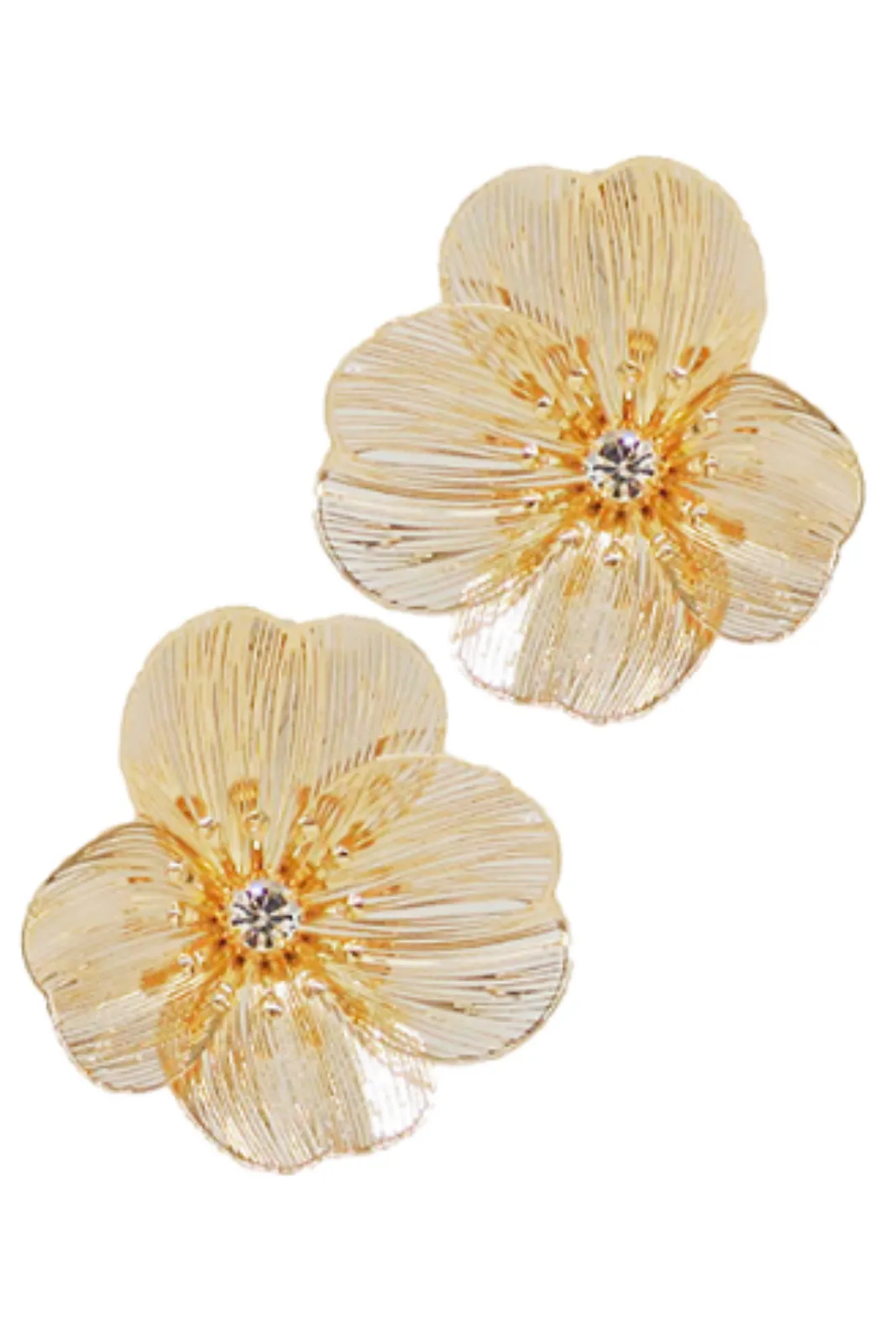 Sabrina Wrapped Wire Petal Earrings sold by fab'rik