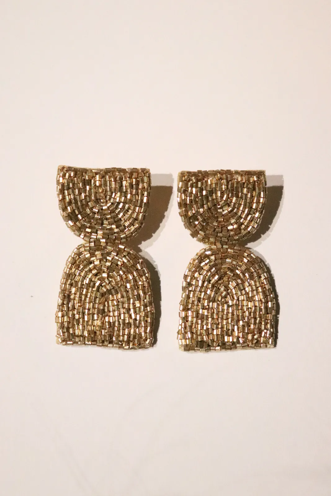 Jamie Arch Style Beaded Earrings sold by fab'rik