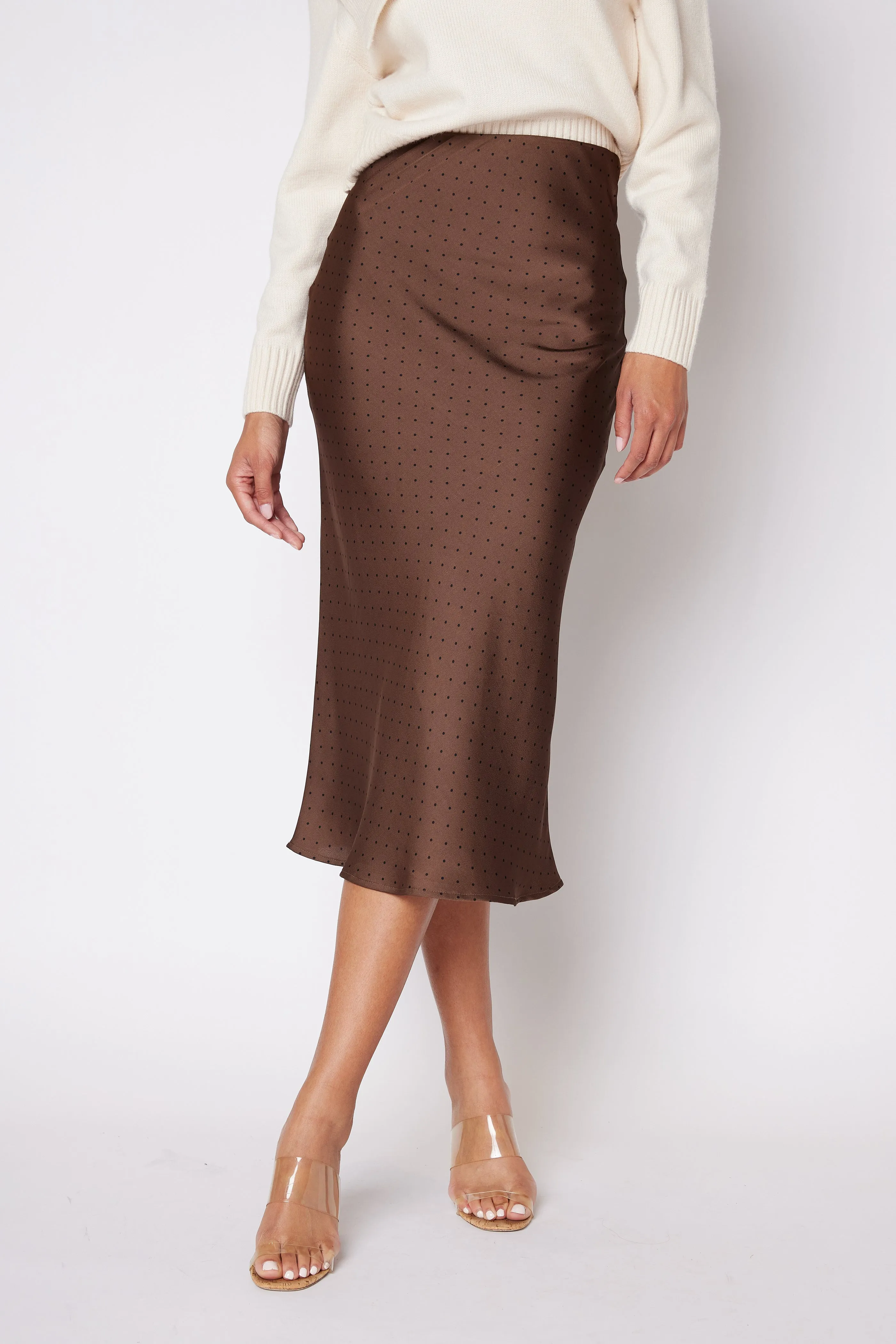 SALE - Alexis High Waist Polka Dot Midi Skirt sold by fab'rik product image thumbnail 2