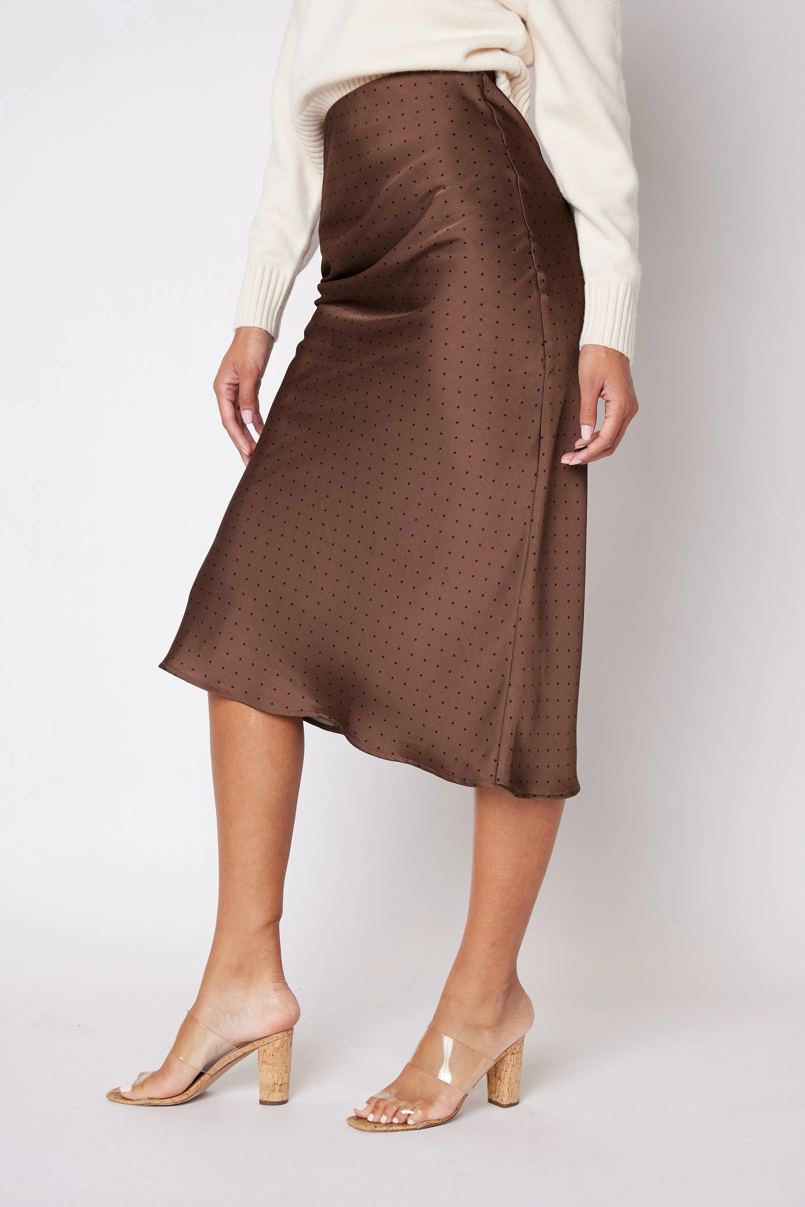 SALE - Alexis High Waist Polka Dot Midi Skirt sold by fab'rik product image thumbnail 3