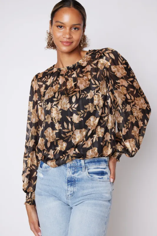 SALE - Tessa Floral Long Sleeve Blouse sold by fab'rik
