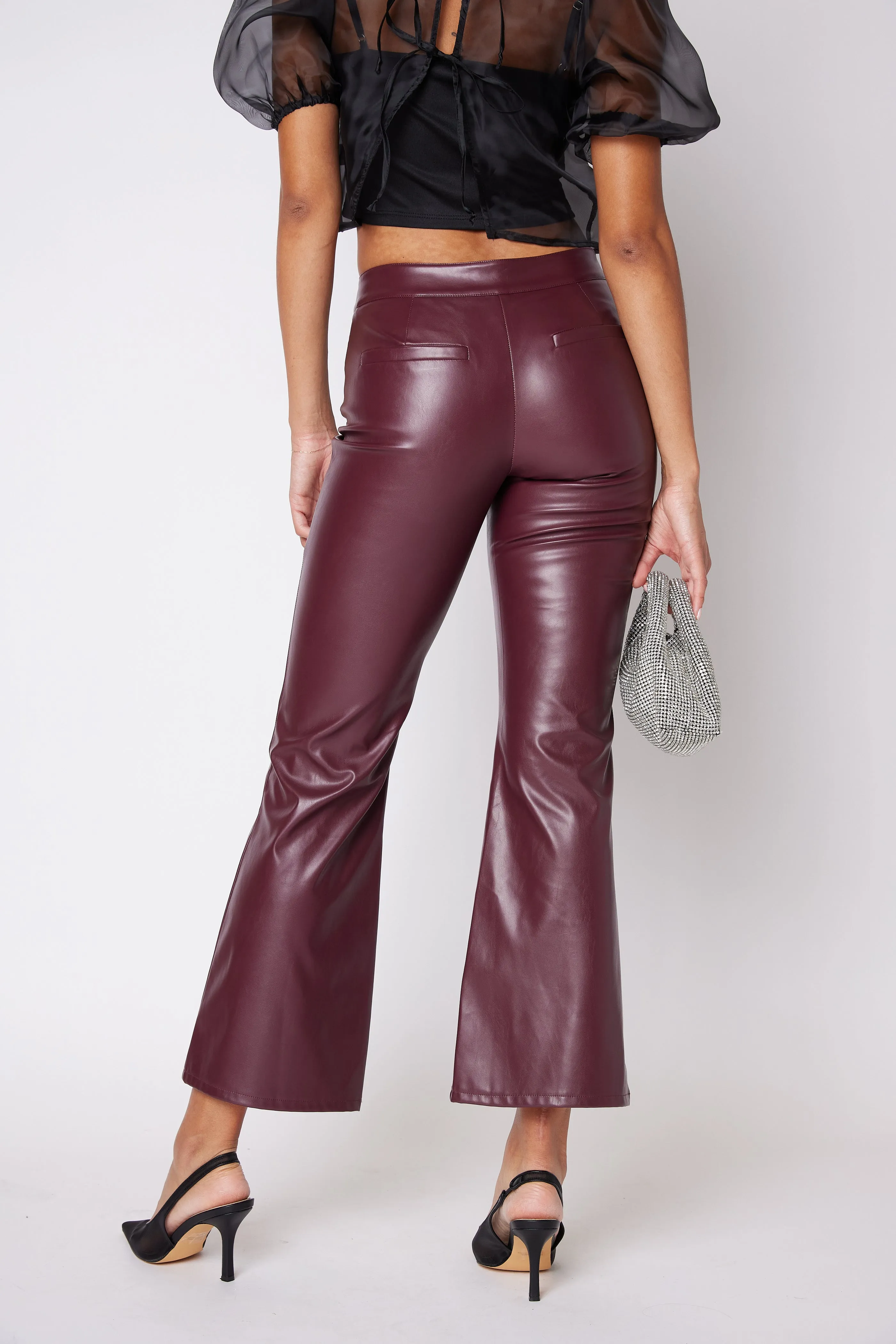 SALE - Tate Faux Leather Trouser sold by fab'rik product image thumbnail 4