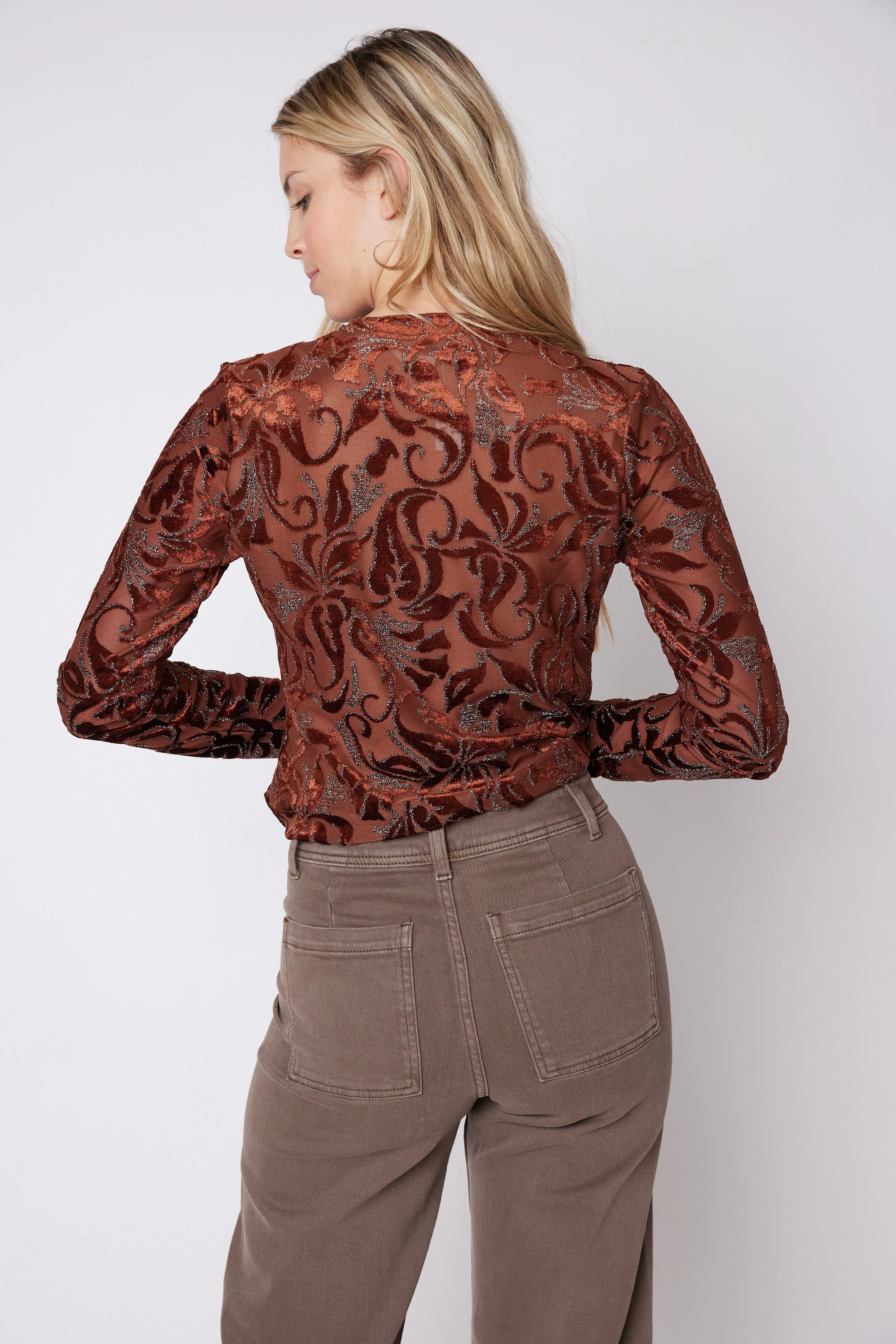 SALE - Clayton Metallic Detail Top sold by fab'rik product image thumbnail 4