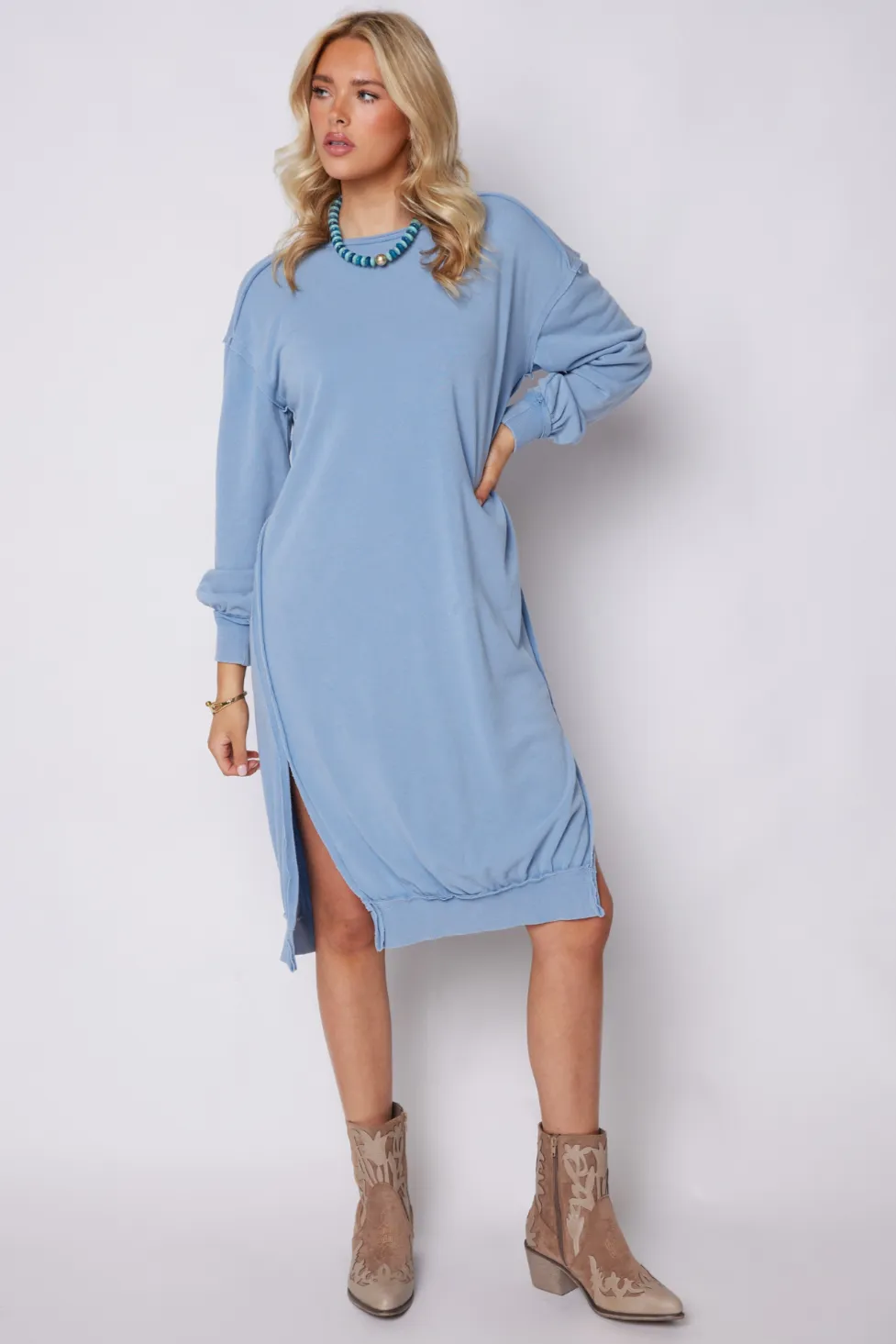 SALE - Ramsey Sweatshirt Dress sold by fab'rik