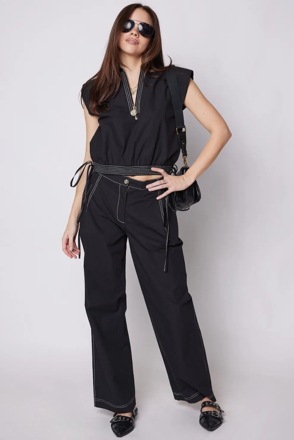 SALE - Roman Contrast Stitch Pants sold by fab'rik product image thumbnail 2