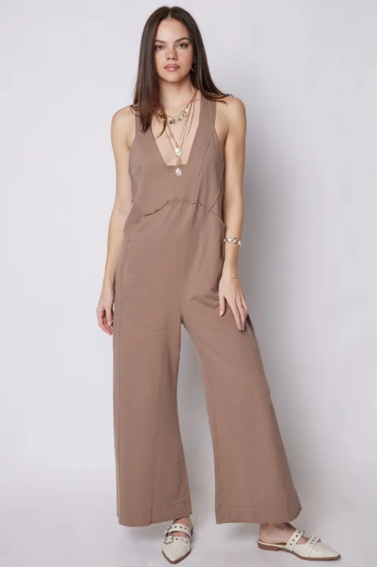 Sasha Wide Leg Jumpsuit sold by fab'rik