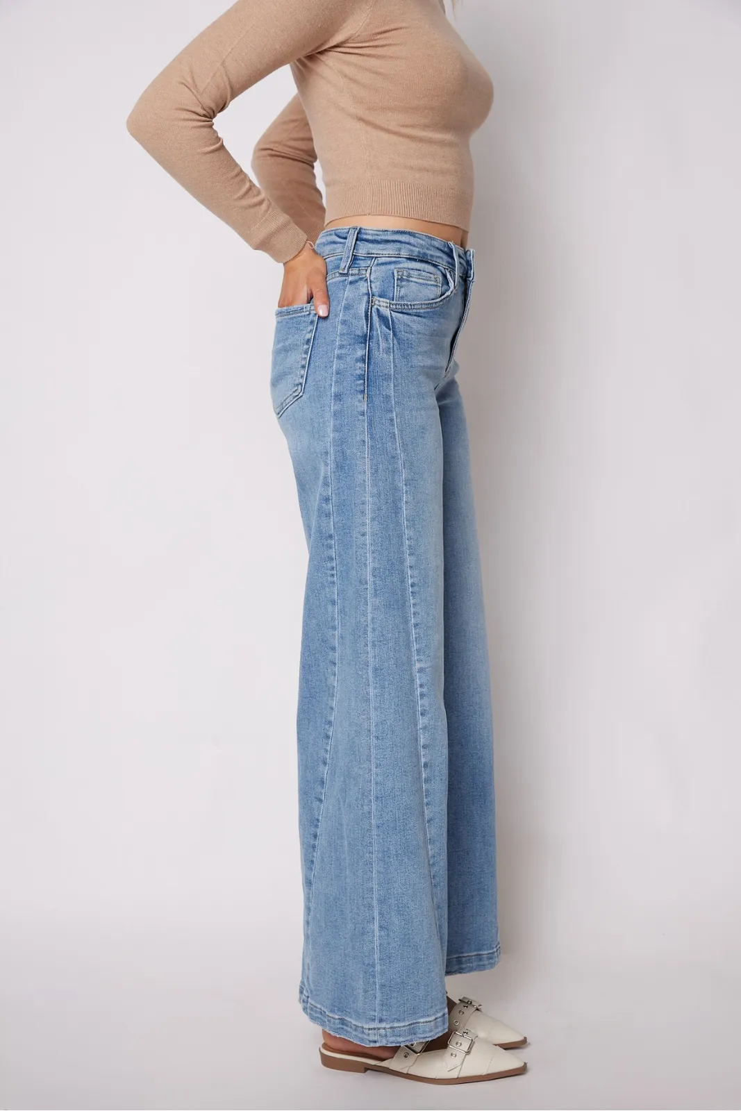 SALE - Lacie High Rise Palazzo Jeans sold by fab'rik product image thumbnail 3