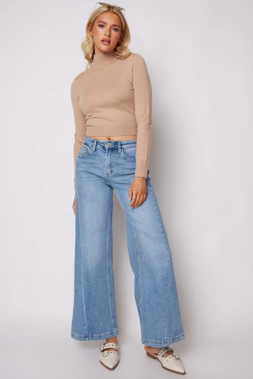 SALE - Lacie High Rise Palazzo Jeans sold by fab'rik product image thumbnail 4