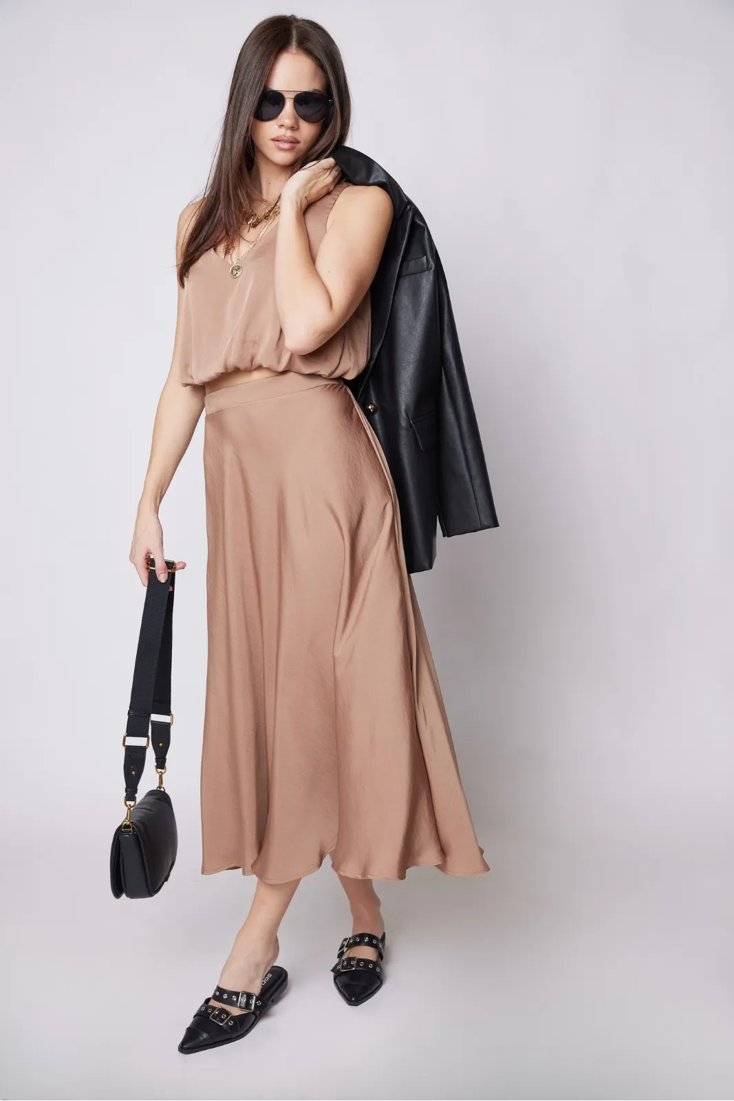 SALE - Maria Midi Swing Skirt sold by fab'rik