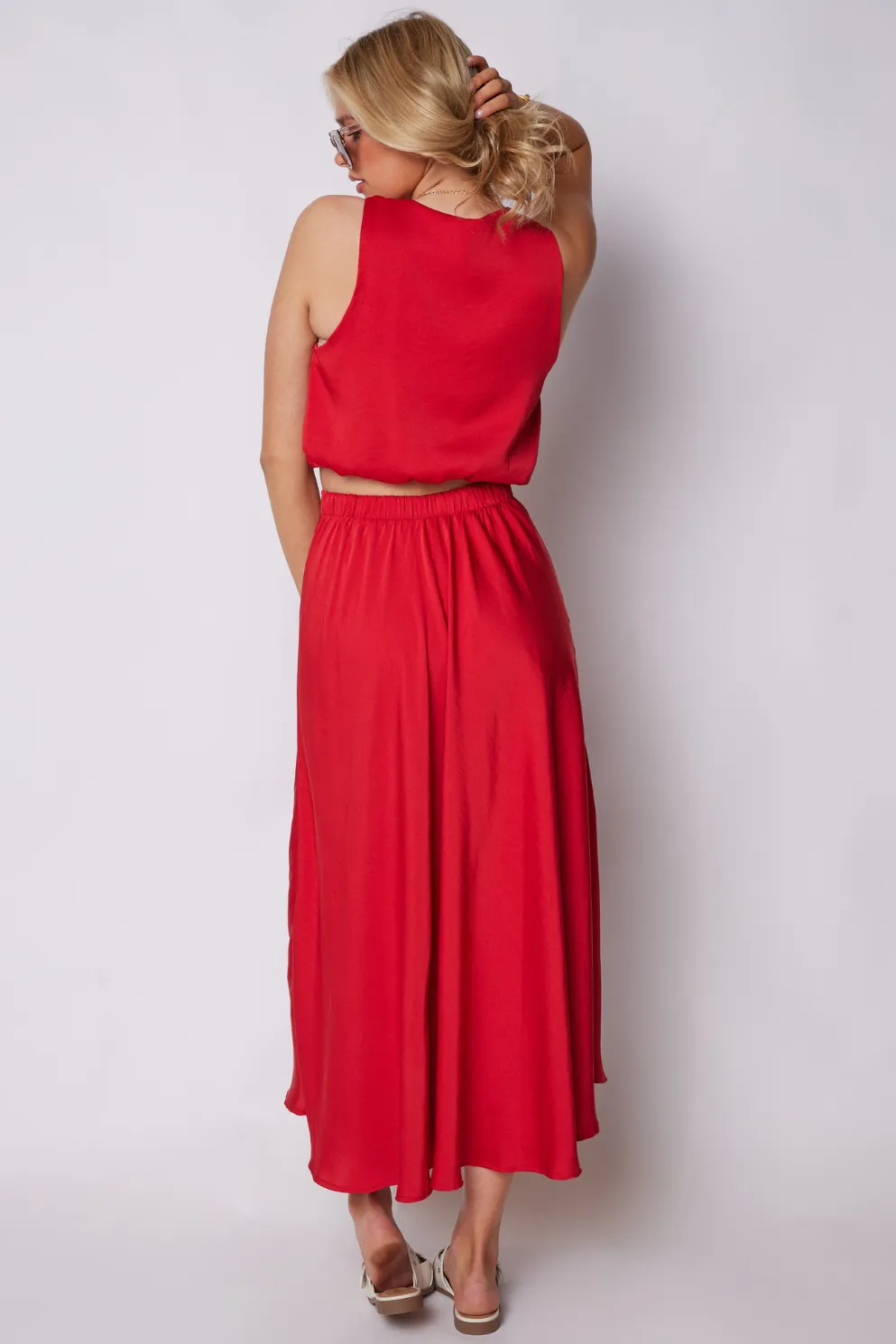 Maria Midi Swing Skirt sold by fab'rik product image thumbnail 4