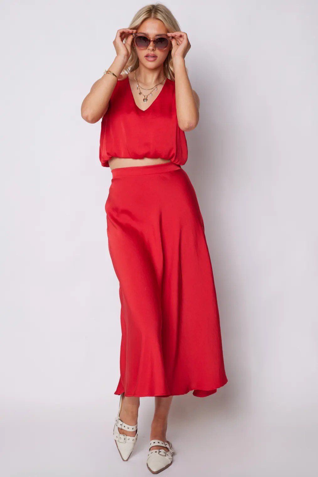 Maria Midi Swing Skirt sold by fab'rik product image thumbnail 2