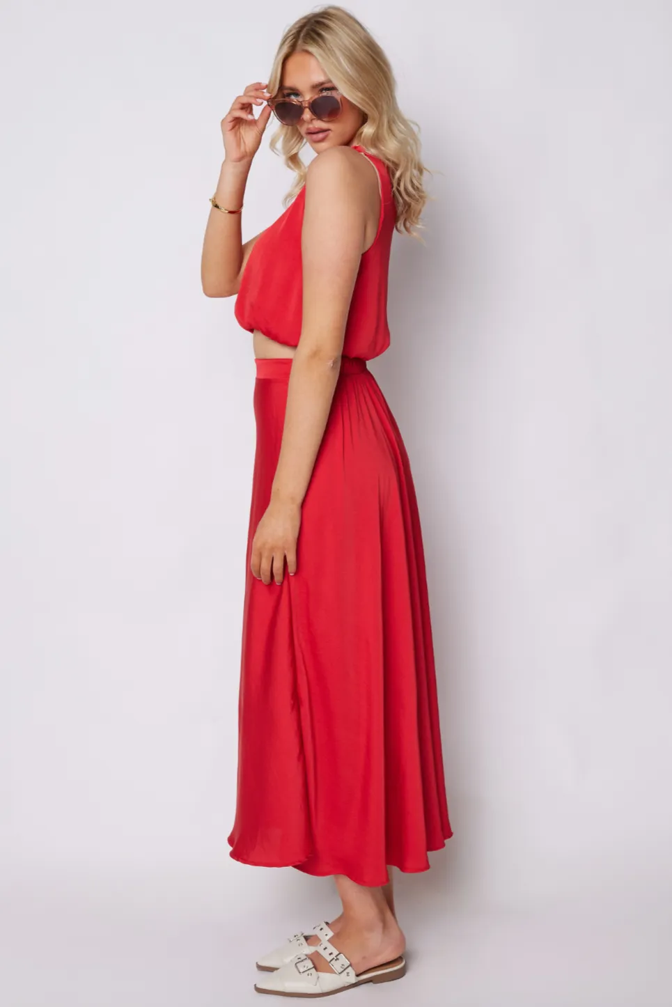 Maria Midi Swing Skirt sold by fab'rik product image thumbnail 3