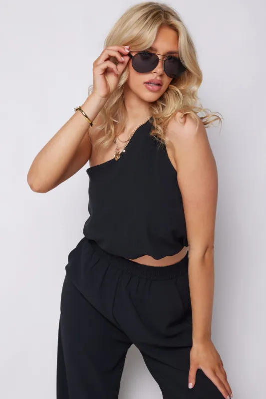 SALE - Carmen Knot One Shoulder Top sold by fab'rik