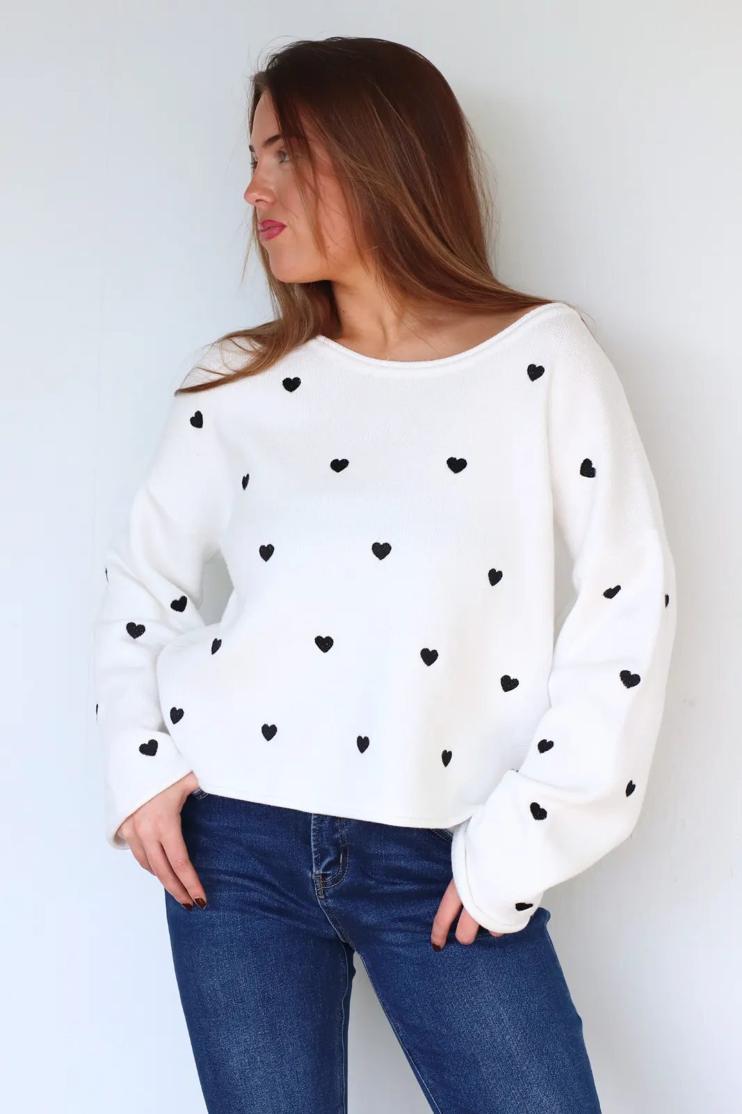 Remi Mini Heart Sweater sold by fab'rik product image thumbnail 2