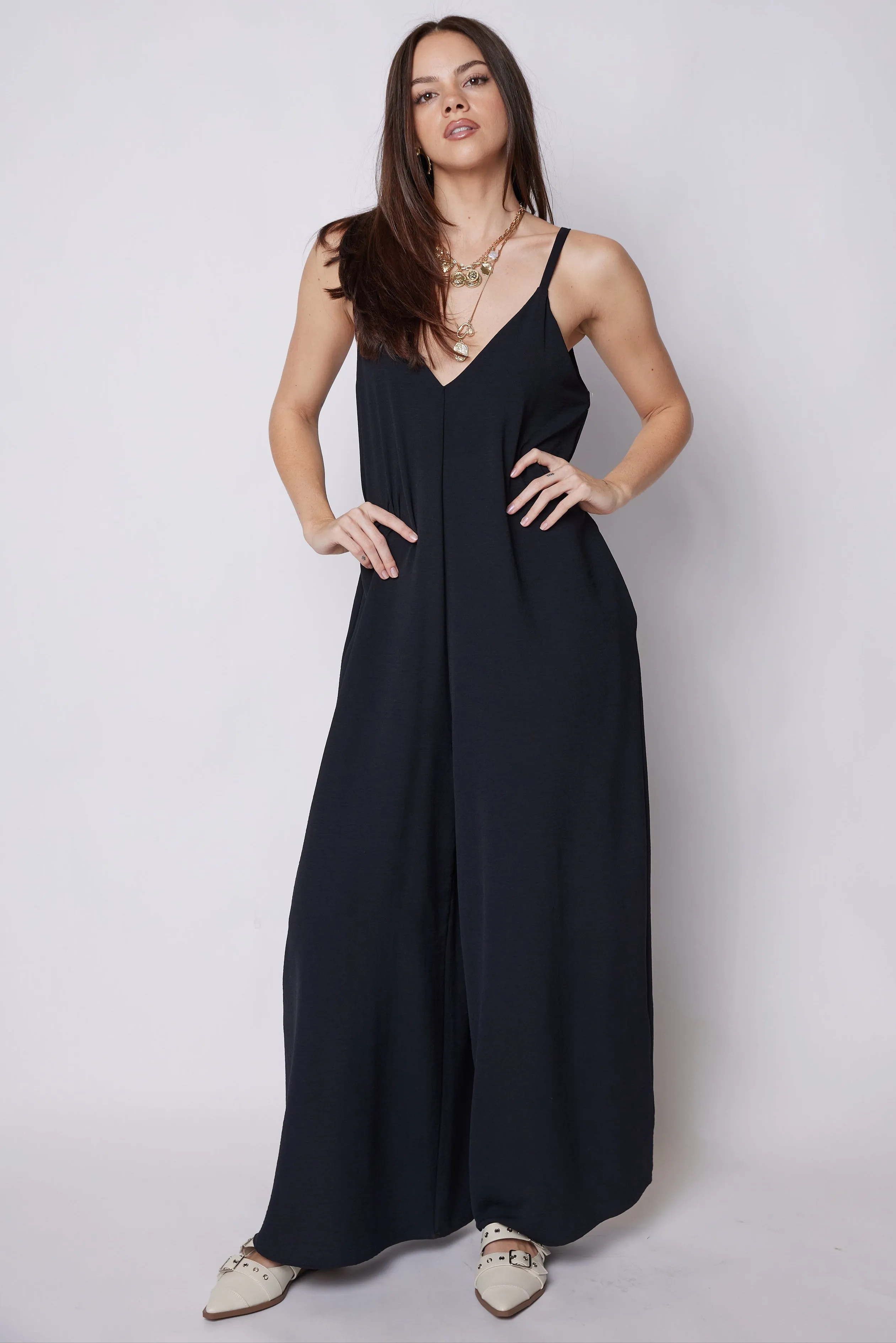 Cara Crepe Cami Jumpsuit sold by fab'rik product image thumbnail 3