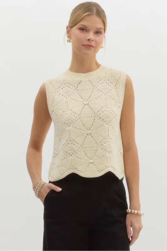 Gwyneth Knit Tank sold by fab'rik