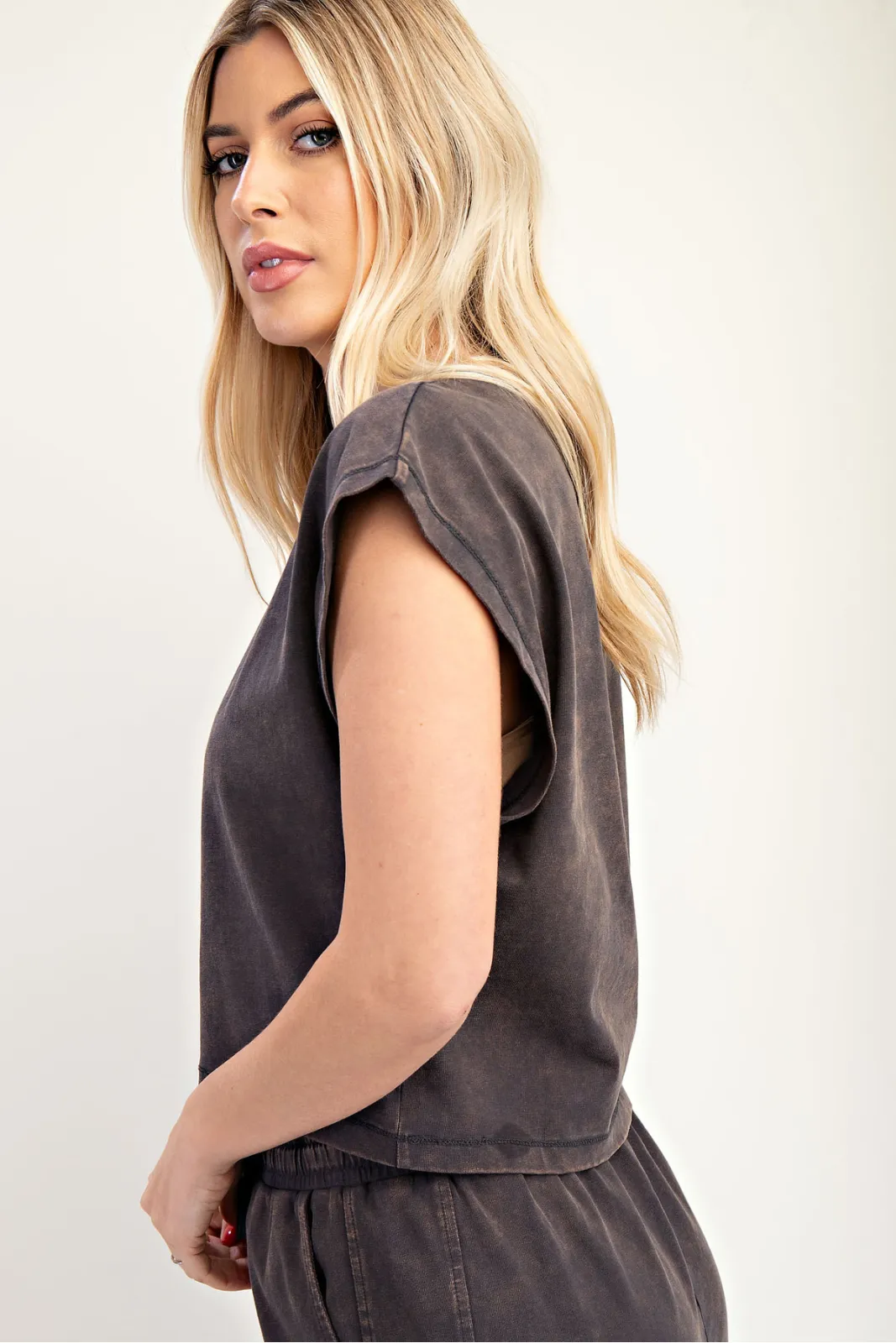 Abbey Round Neck Short Sleeve Tee sold by fab'rik product image thumbnail 2