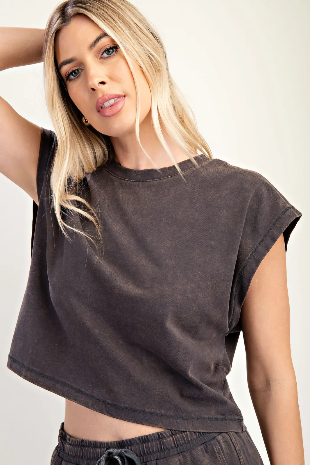 Abbey Round Neck Short Sleeve Tee sold by fab'rik product image thumbnail 3