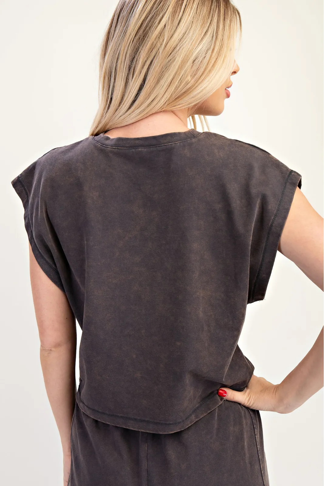 Abbey Round Neck Short Sleeve Tee sold by fab'rik product image thumbnail 4