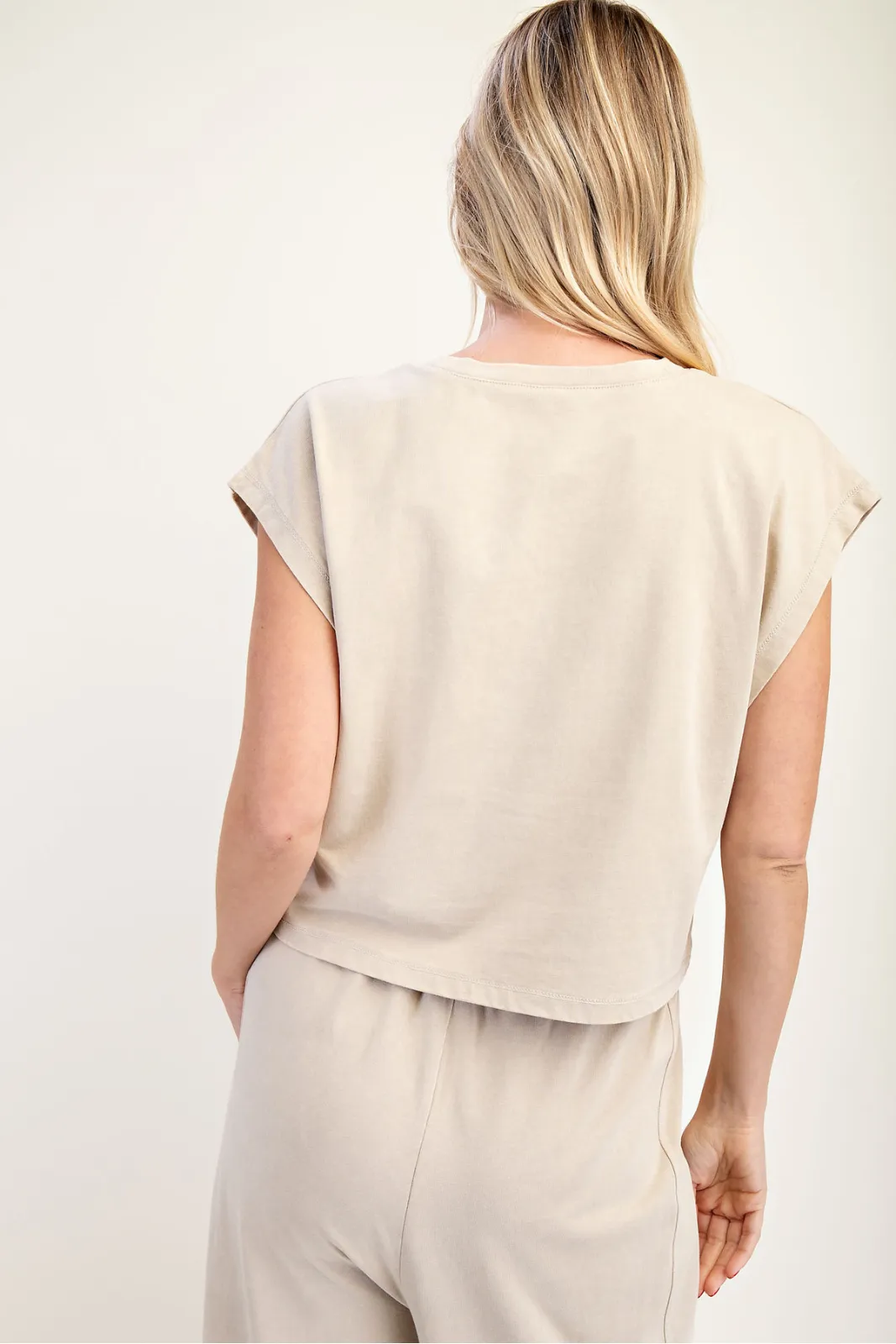 SALE - Abbey Round Neck Short Sleeve Tee sold by fab'rik product image thumbnail 4