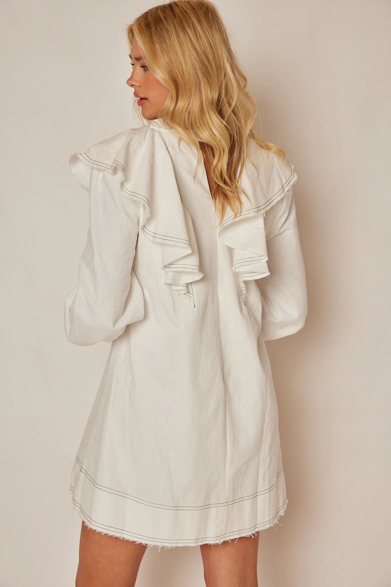 SALE - Karen Puff Sleeve Mini Dress sold by fab'rik product image thumbnail 5