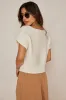 Miley Knitted Tee sold by fab'rik