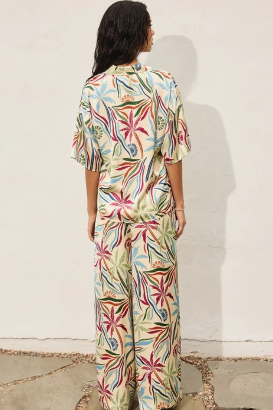 Jonah Printed Wide Leg Pants sold by fab'rik product image thumbnail 4