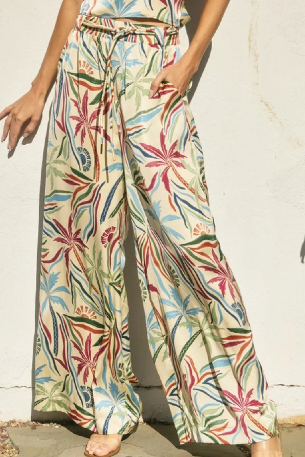 Jonah Printed Wide Leg Pants sold by fab'rik product image thumbnail 2