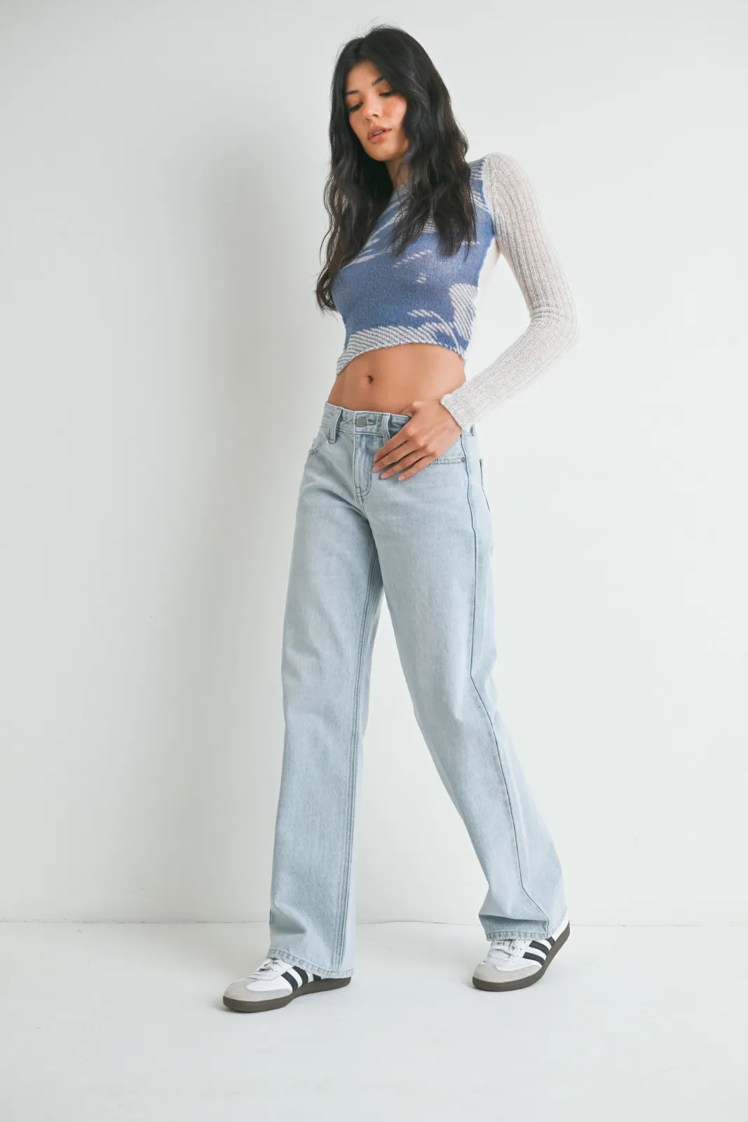 Willa Low Rise Relaxed Straight Leg Jean sold by fab'rik product image thumbnail 3