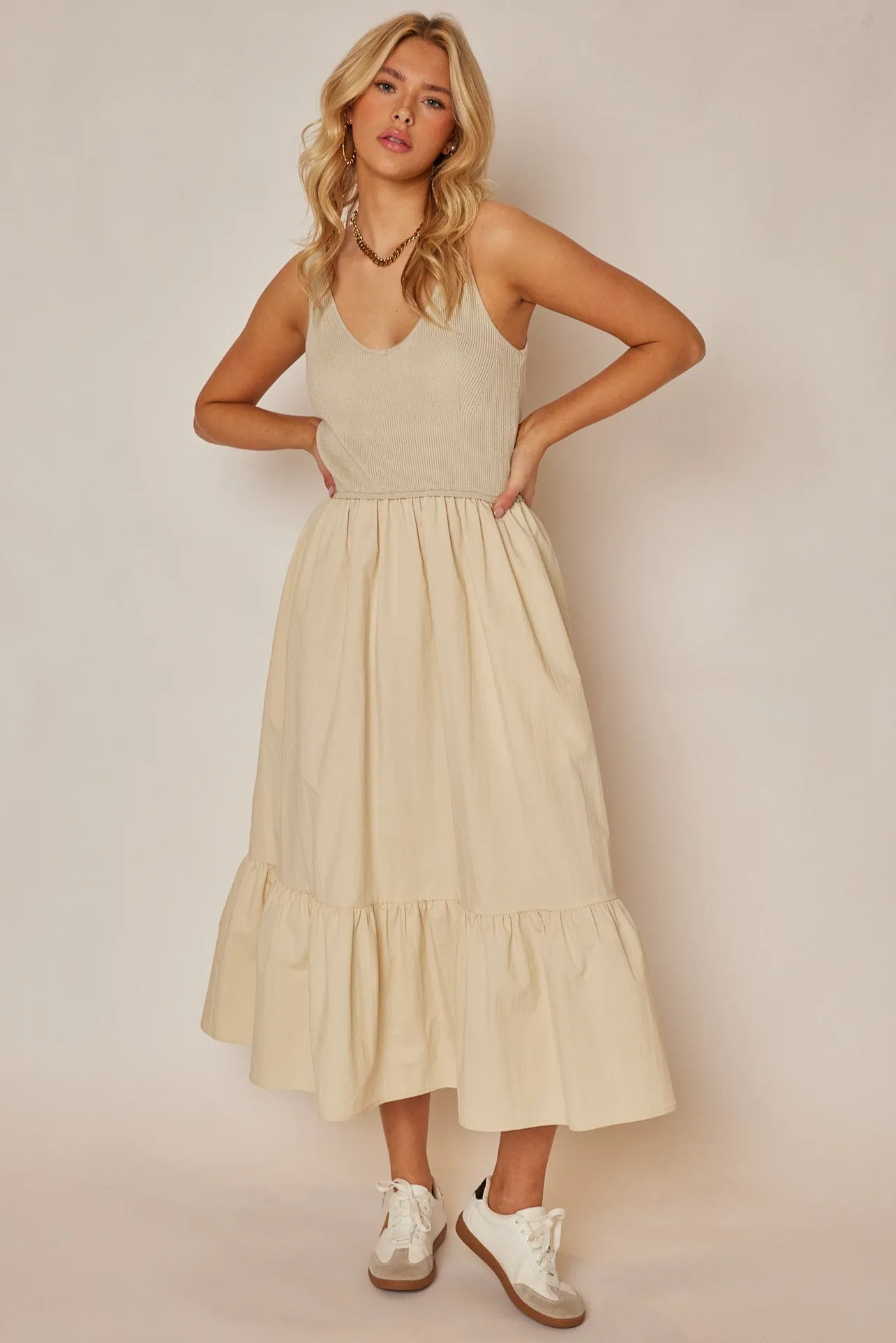 Emma Tank Midi Dress sold by fab'rik