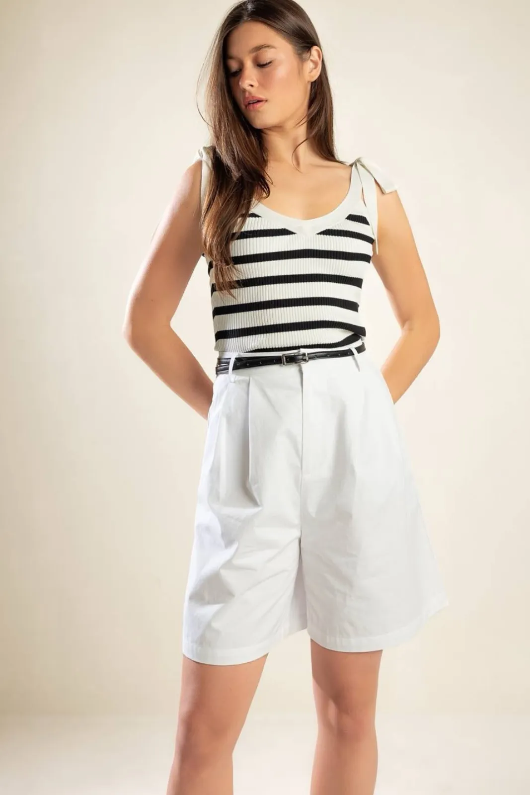 Heather Striped Tank Top sold by fab'rik product image thumbnail 2