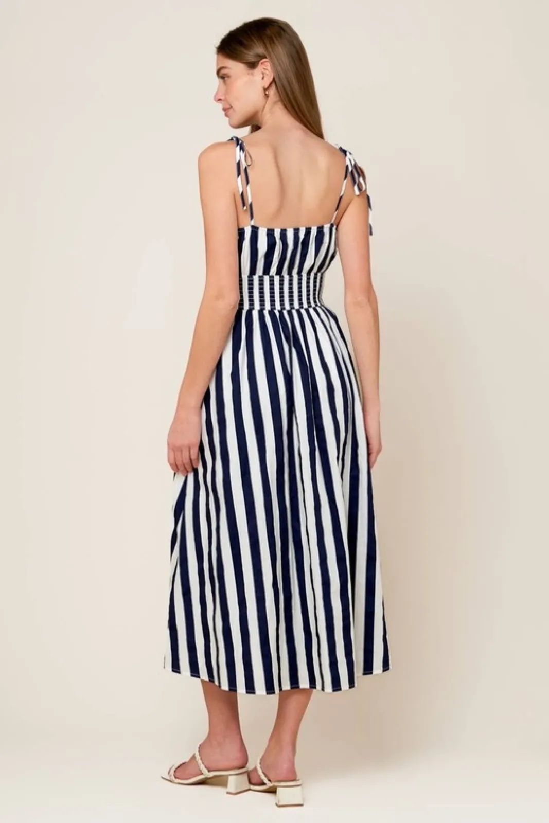 Bennet Striped Midi Dress sold by fab'rik product image thumbnail 4