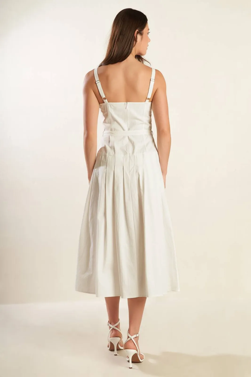Natalie Belted Midi Dress sold by fab'rik product image thumbnail 3