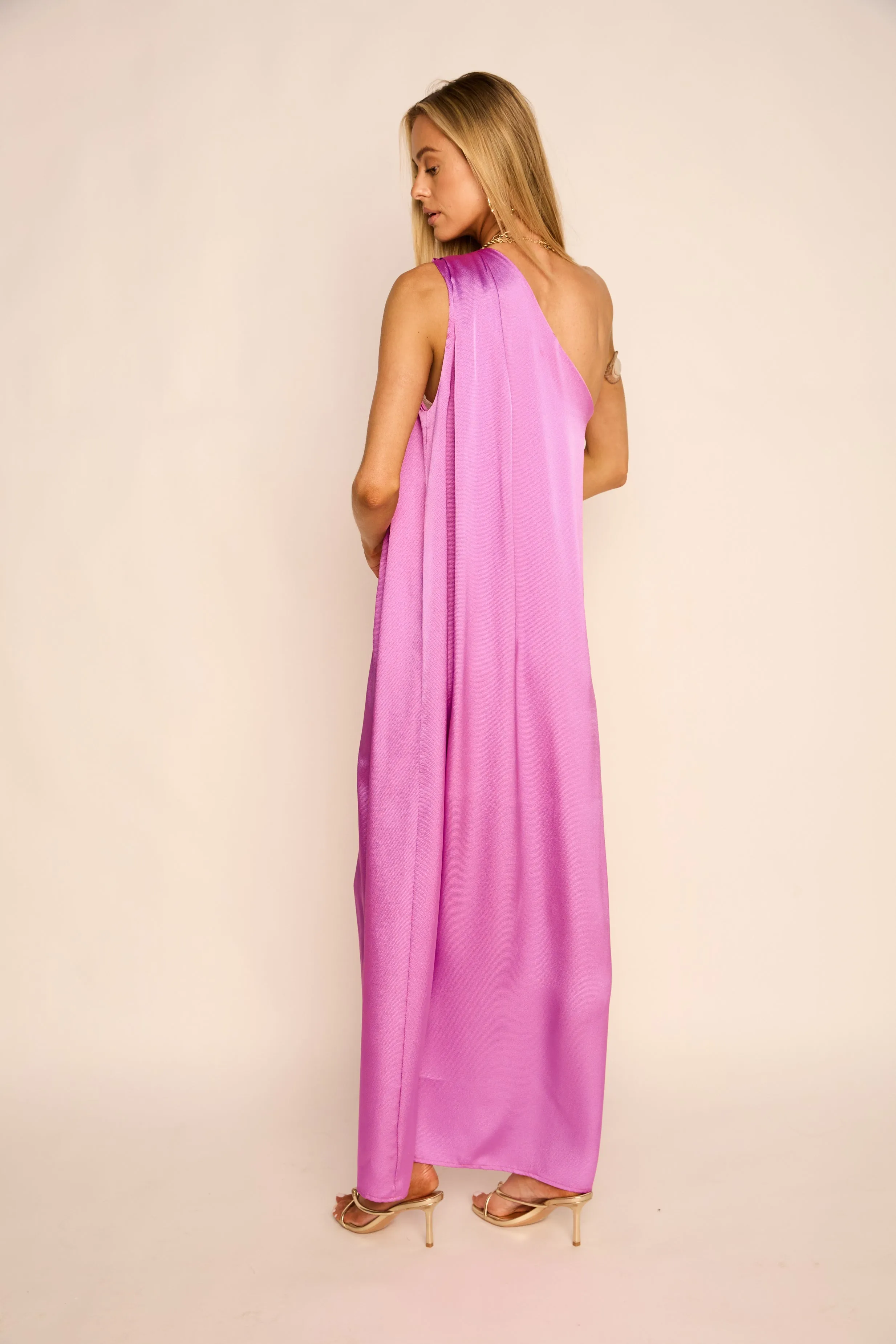 Lauren Greek Goddess One Shoulder Dress sold by fab'rik product image thumbnail 3