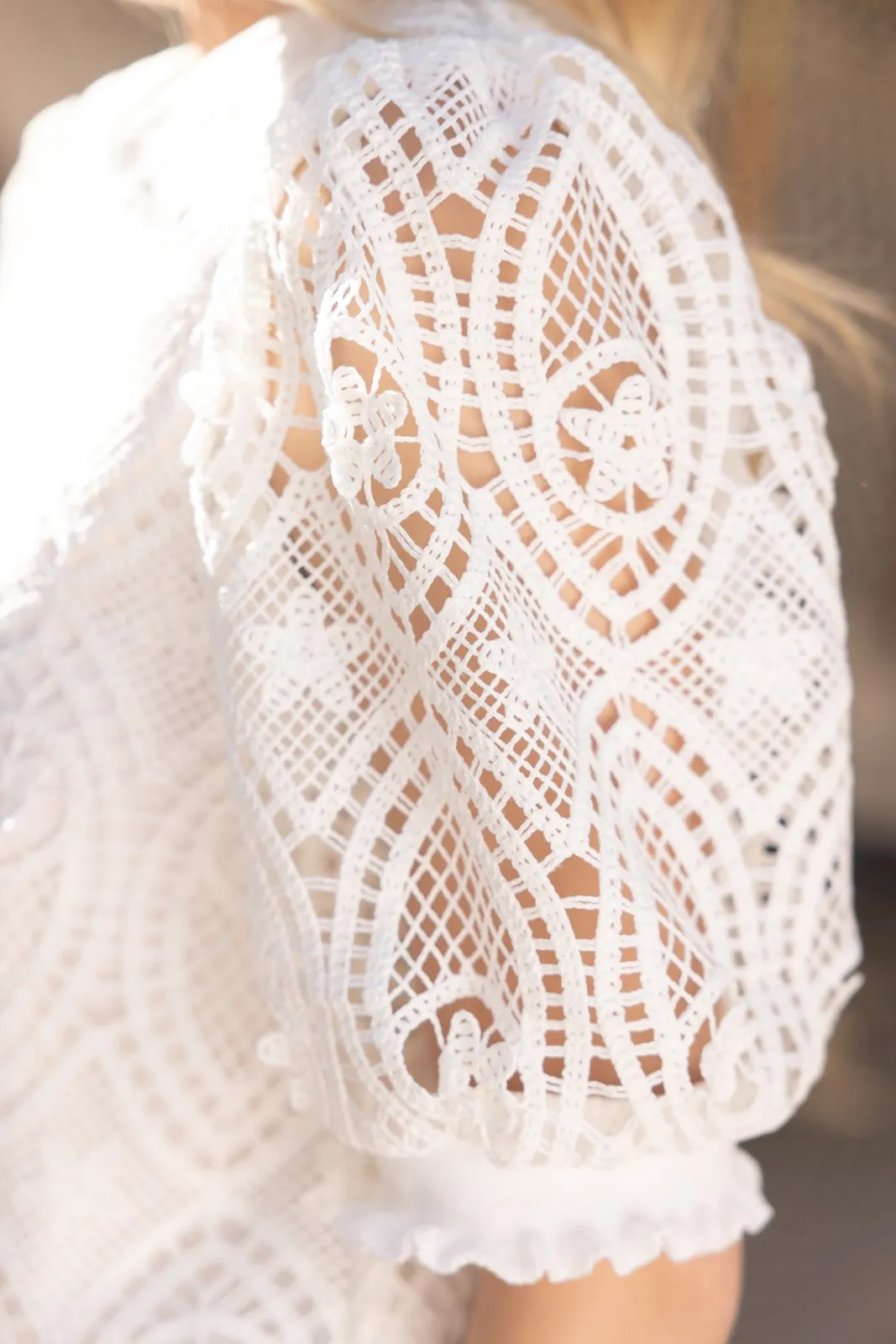 Leroy Ruffled Detailed Lace Top sold by fab'rik product image thumbnail 3