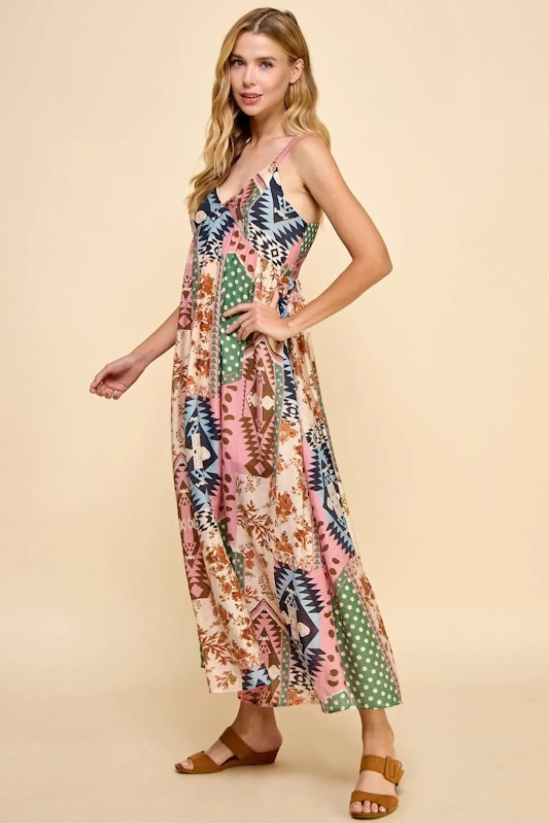 Parker Patterned Midi Dress sold by fab'rik product image thumbnail 2