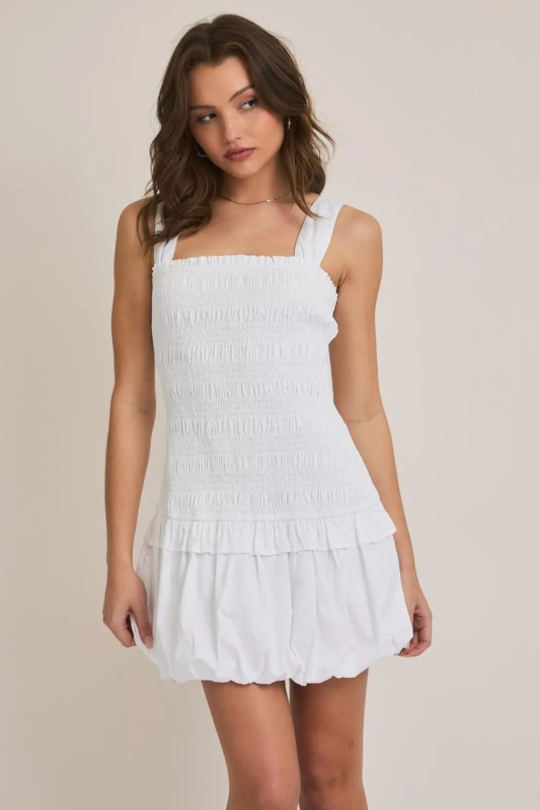 Claire Smocked Bodice Mini Dress sold by fab'rik product image thumbnail 2