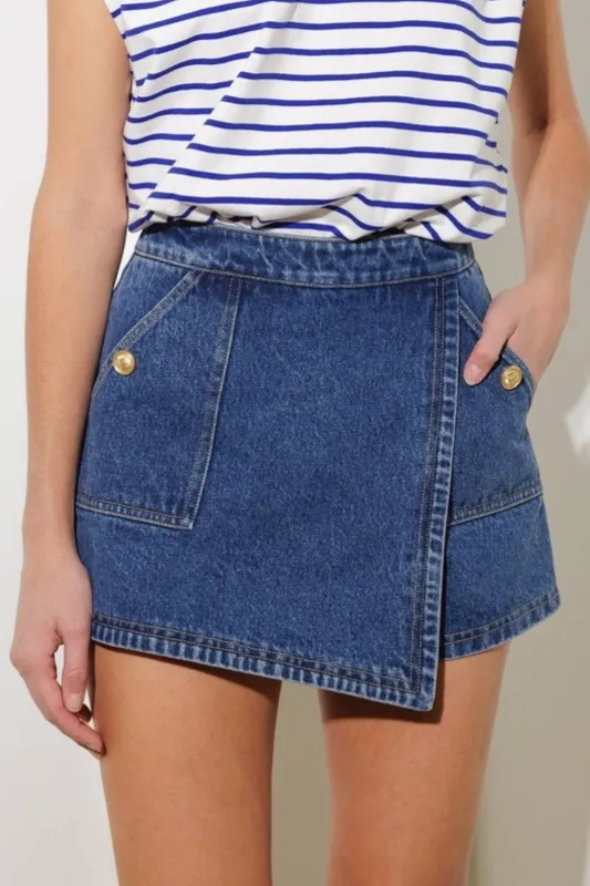 Carolina Wrap Around Skort sold by fab'rik