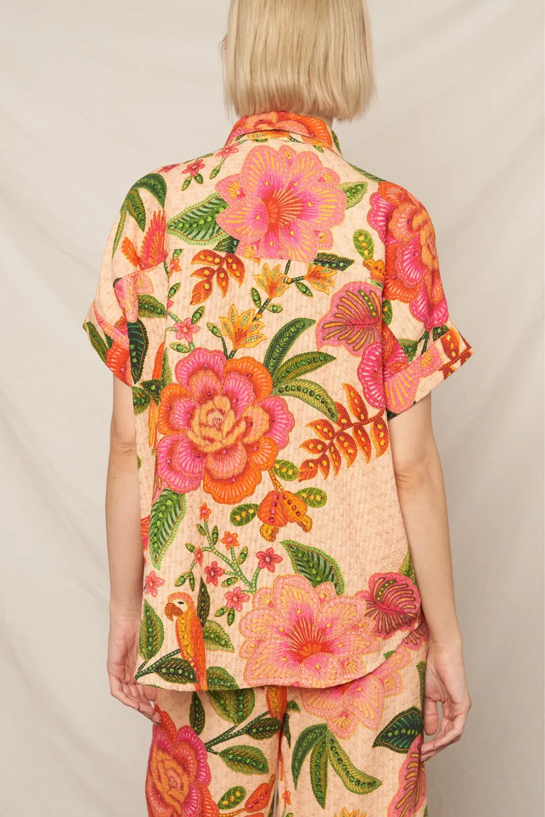 Chloe Tropical Button Up sold by fab'rik product image thumbnail 4