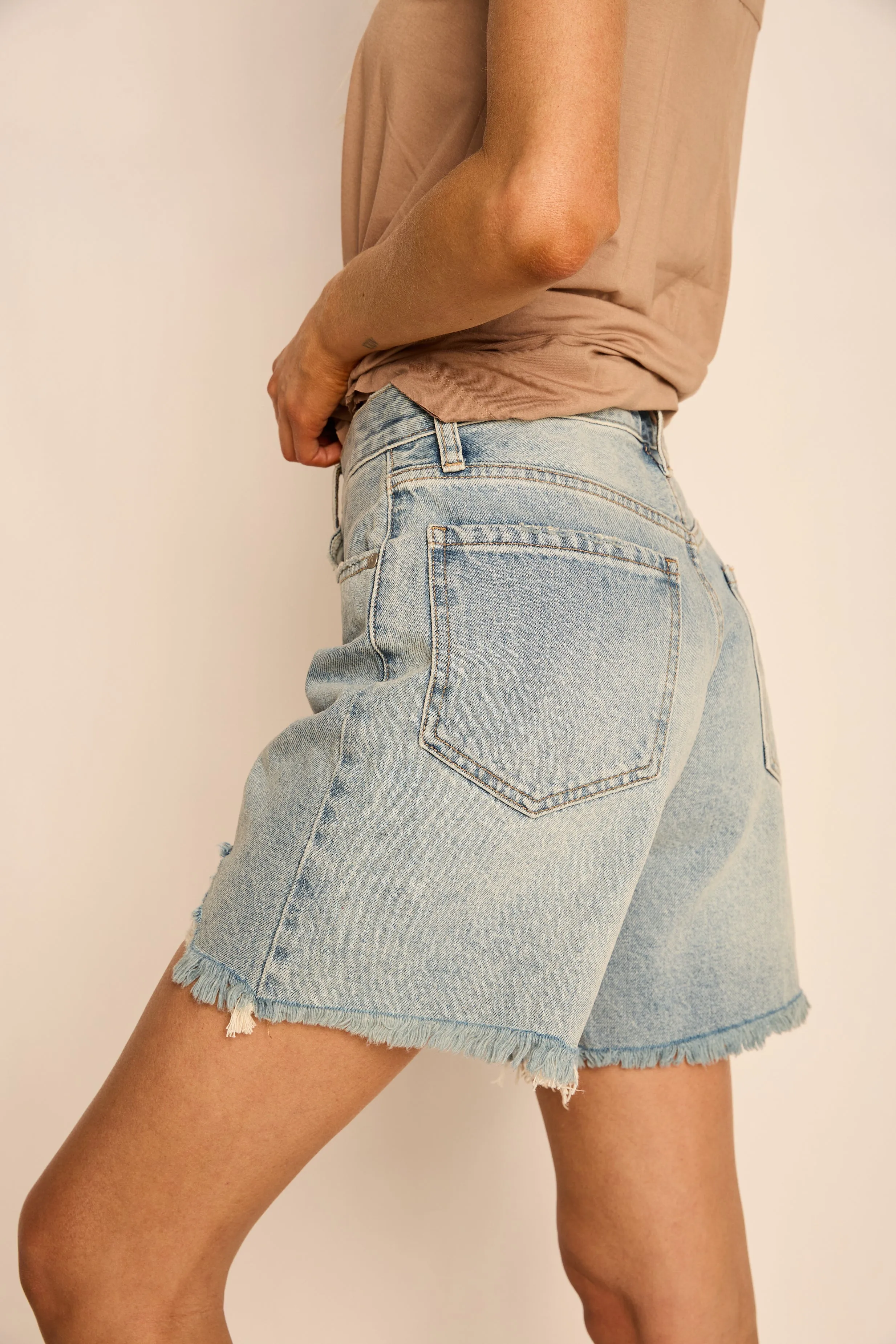 Maria Slightly Distressed Walking Short sold by fab'rik product image thumbnail 3