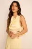 Harper Satin Cowl Neck Mini Dress sold by fab'rik