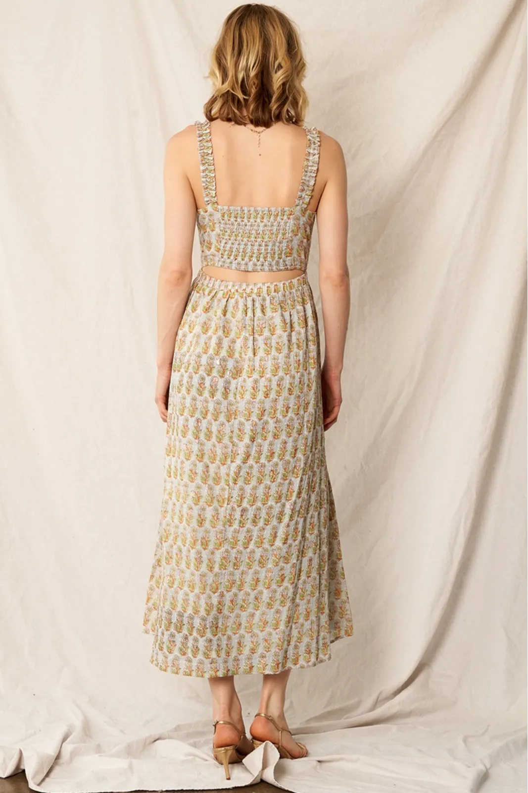 Kaitlyn Floral Print Maxi Dress sold by fab'rik product image thumbnail 5