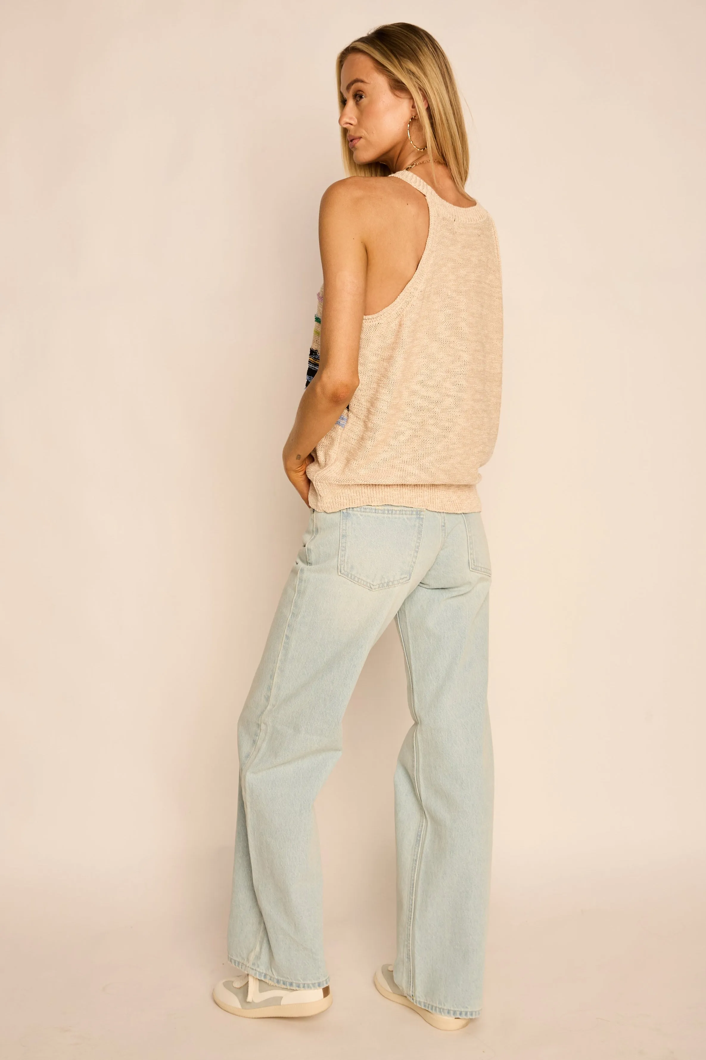 Naomi Striped Knit Tank sold by fab'rik product image thumbnail 4