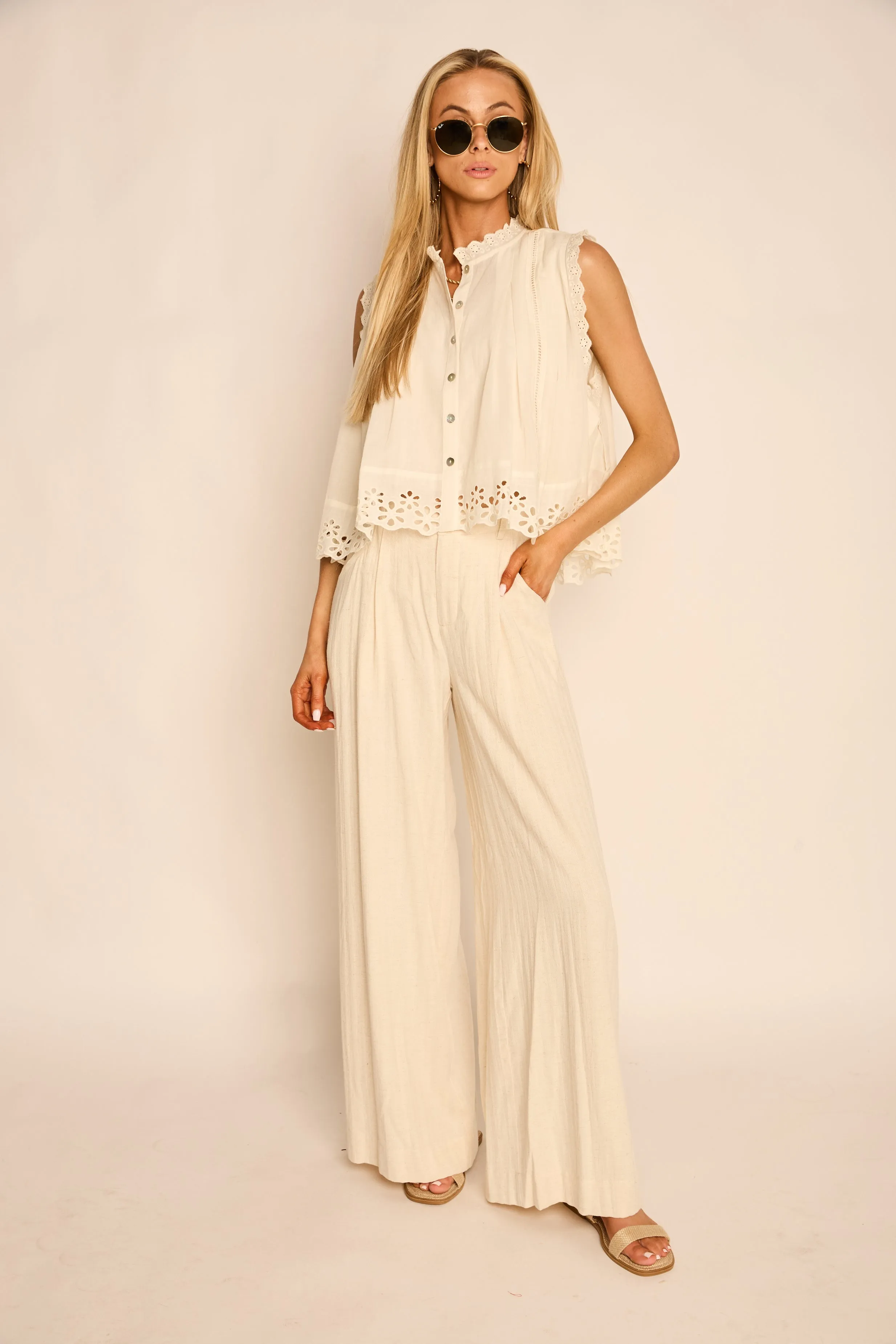 Jade Loose Linen Pants sold by fab'rik product image thumbnail 2