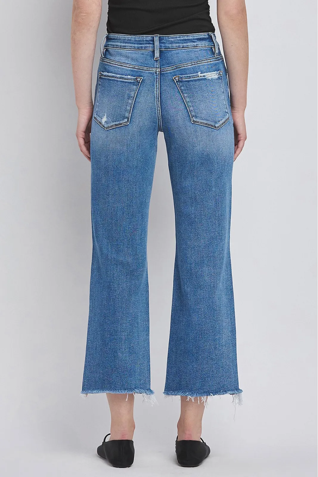 Bergen High Rise Crop Straight Leg Jeans sold by fab'rik product image thumbnail 4