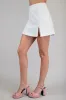 Peyton Slit Pinstripe Skort sold by fab'rik