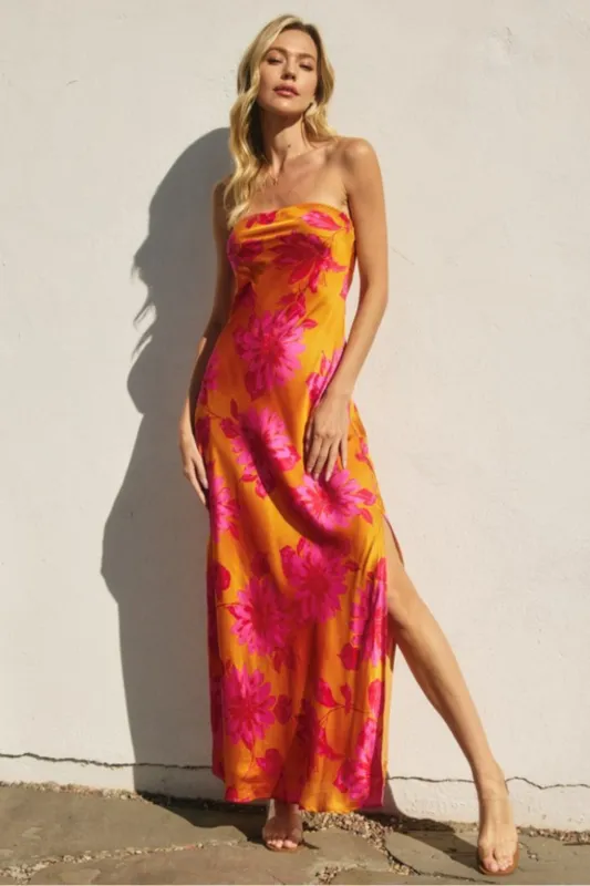 Demi Tube Top Maxi Dress sold by fab'rik