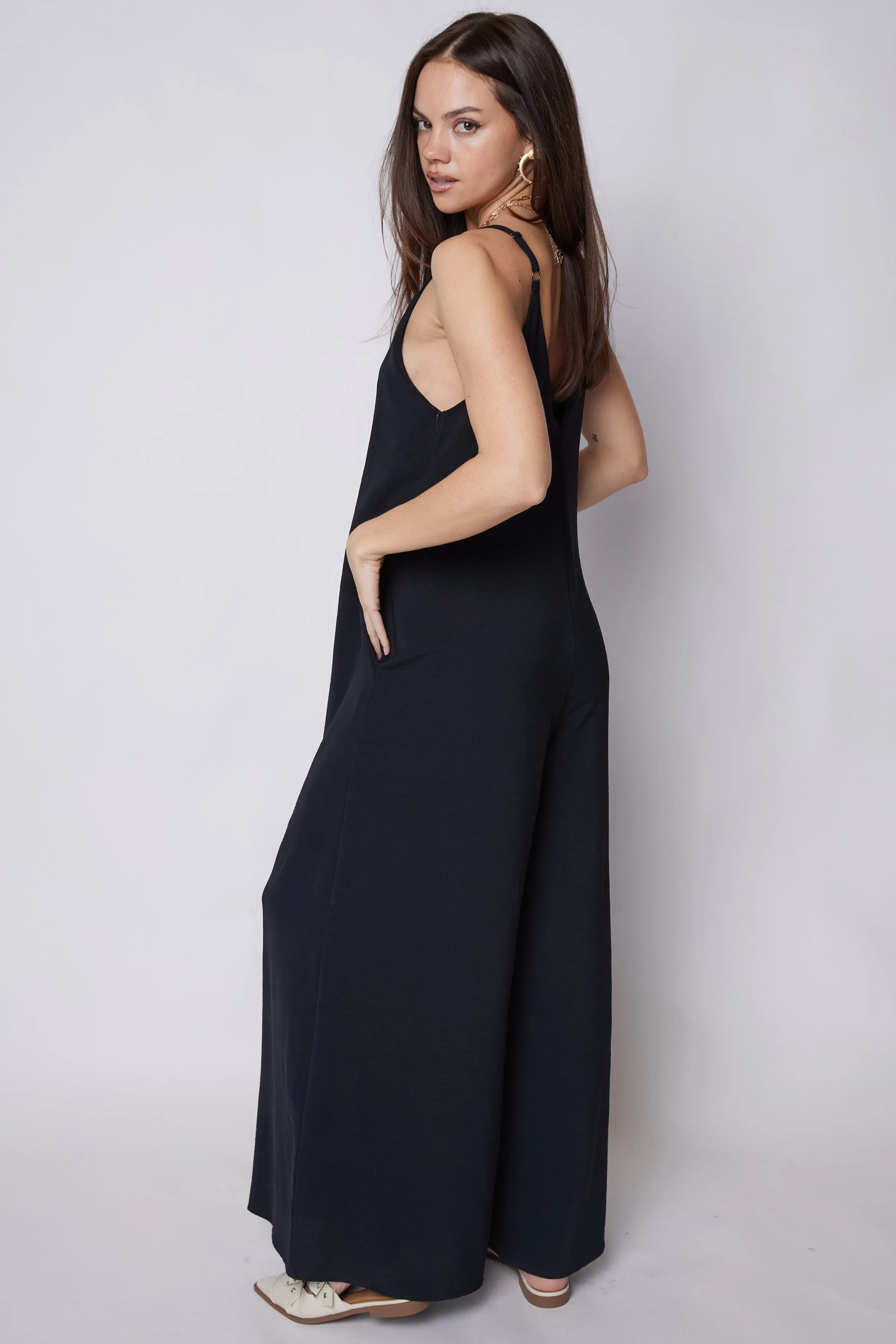 Cara Crepe Cami Jumpsuit sold by fab'rik product image thumbnail 4